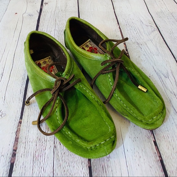 Lucky Brand Shoes - Lucky Brand | Green Suede Shoes Size 6.5